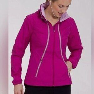 LULULEMON RUN:RECORD BREAKER JACKET WOMENS SIZE 4